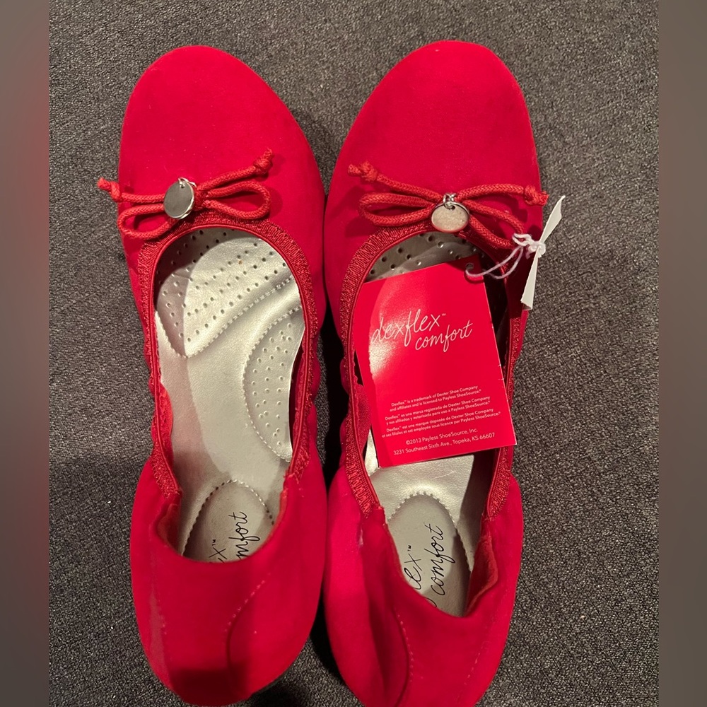 Red ballet flats (from Payless)